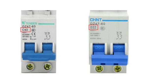 空氣開關C型與D型如何選擇？